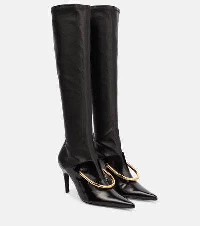 Jil Sander Stiefel Aus Leder In Black