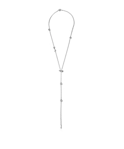 Jil Sander Embellished Necklace In Metallic