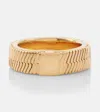 Jil Sander Embellished Ring In Gold