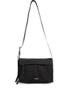 Jil Sander Rectangular Flap Shoulder Bag Adjustable Strap In Black