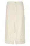 Jil Sander Embossed Cotton Skirt