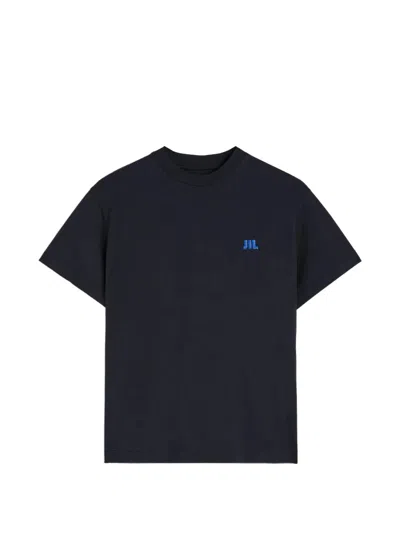 JIL SANDER EMBROIDERED JIL LOGO TEE