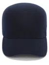 Jil Sander Embroidered-logo Wool Felt Cap In Blue