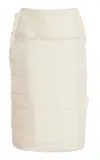 Jil Sander Embroidered Midi Skirt In Neutral