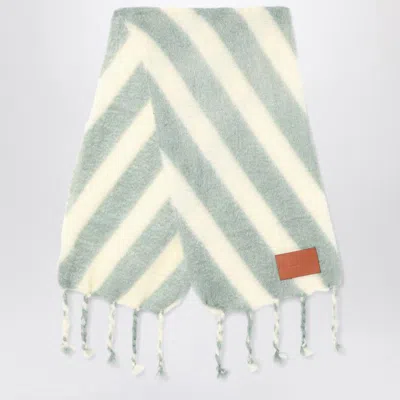Jil Sander Embroidered Mohair Blend Scarf