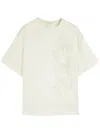 Jil Sander Embroidered T-shirt In White
