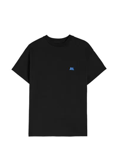Jil Sander Embroidered-logo T-shirt In Black