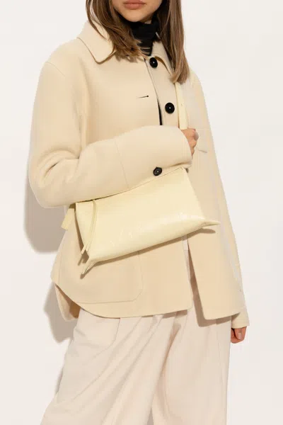 Jil Sander ‘empire Small' Shoulder Bag In Yellow