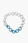 Jil Sander Enamelled Brass New Lightness Chain Necklace
