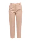 Jil Sander Women Enea Fleece Wool Pants In Multi