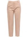 Jil Sander Women Enea Fleece Wool Pants In 中性色