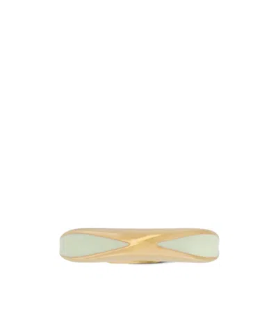 Jil Sander Engraved Ring In Gold
