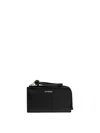 Jil Sander Giro Envelope Leather Zip-up Wallet