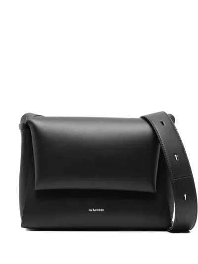 Jil Sander Envelope Messenger Small In Black