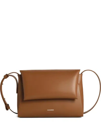 Jil Sander Envelope Messenger Small In Sand