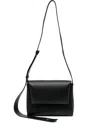 Jil Sander Envelope Shoulder Bag In Black