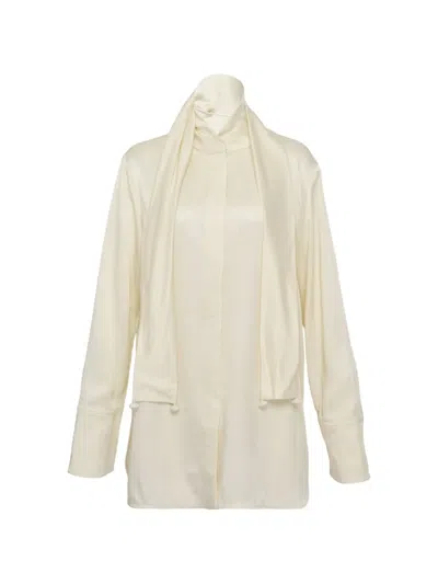 Jil Sander Enverse Button Fastening Shirt In Neutral