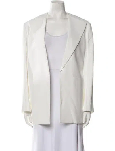 Pre-owned Jil Sander Evening Jacket In White