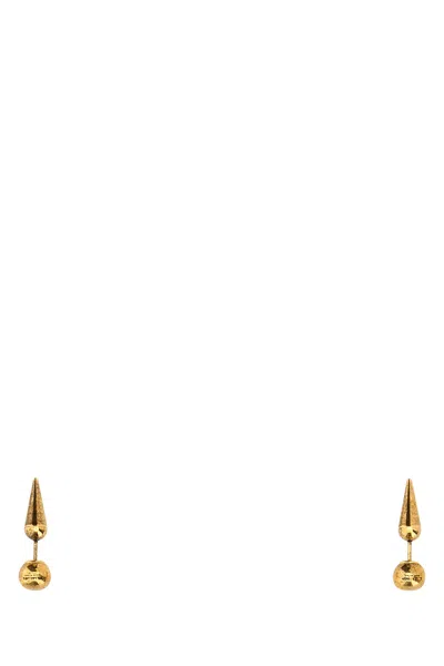 JIL SANDER JIL SANDER GOLD METAL EARRINGS