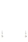 Jil Sander Cone-shaped Polished Metal Stud Earrings