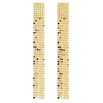 Jil Sander Ew7 Earrings 3 In Gold