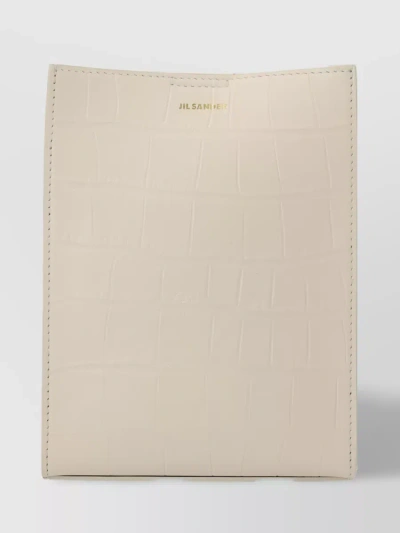 Jil Sander Small Tangle Bag In Cream