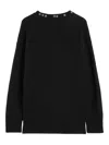 Jil Sander Crewneck Jumper With Stud Application