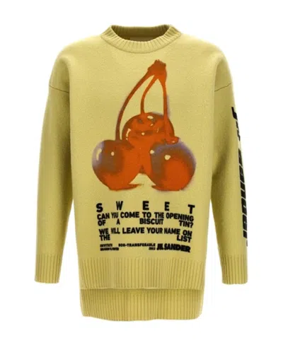 Jil Sander Runway Presentation Crewneck Sweater In Yellow