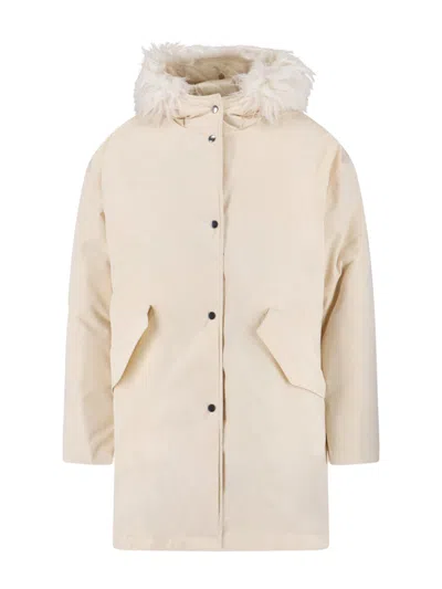 JIL SANDER FAUX FUR PARKA