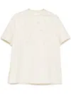 Jil Sander Pearl-embellished T-shirt In Neutrals