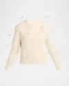 Jil Sander Feather Sweater In Neutral