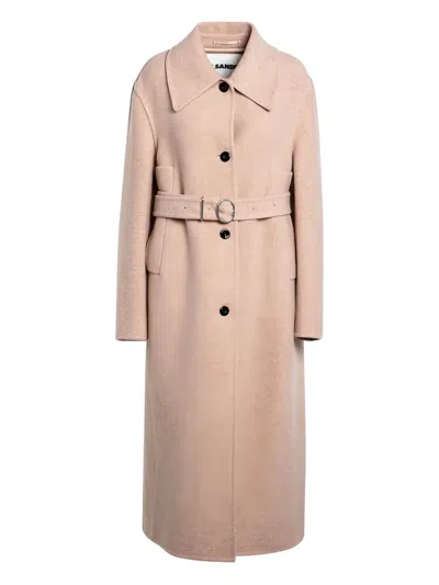 Jil Sander Mantel Aus Filz