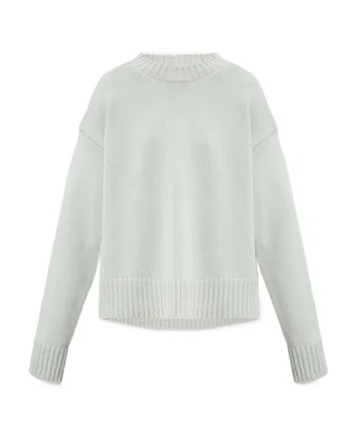 Jil Sander Fine Knit Cotton-cashmere Jumper In Gray