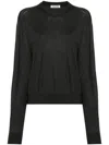 Jil Sander Fine-knit Jumper In Grey