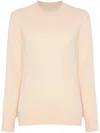 Jil Sander Crew-neck Wool Jumper In Neutrals