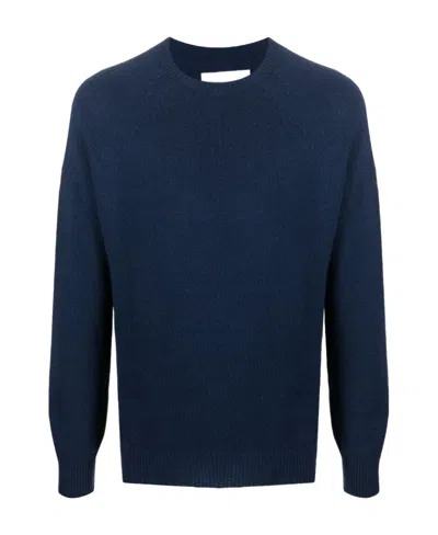 Jil Sander Fine-knit Virgin-wool Jumper In Blue