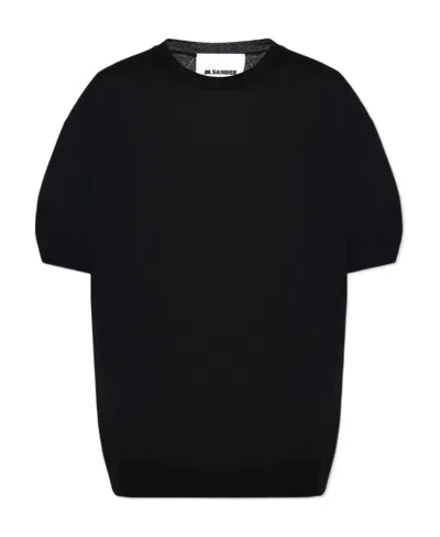 JIL SANDER JIL SANDER SHORT-SLEEVED KNITTED T-SHIRT