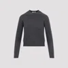 Jil Sander Fine Wool Pullover Sweater For Women In Gray