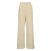 Jil Sander Fine Wool Trouser In Neutral