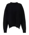 Jil Sander Black Wool Blend Sweater In Black
