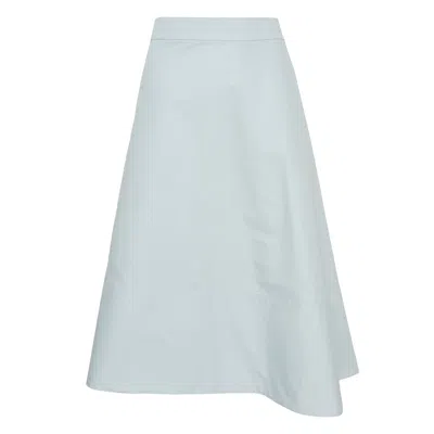 Jil Sander Fit 2 Compact Light Skirt In Blue