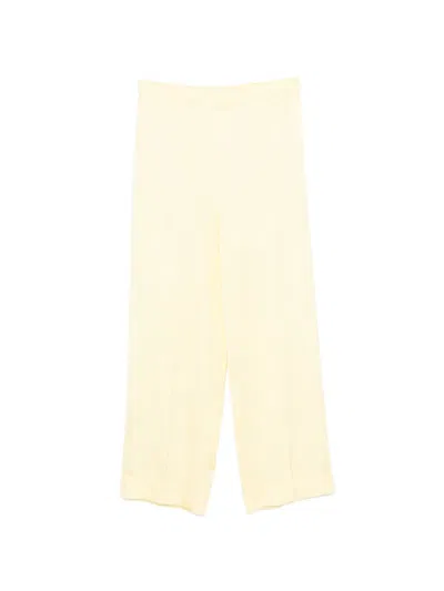 Jil Sander Fit Trousers In Yellow