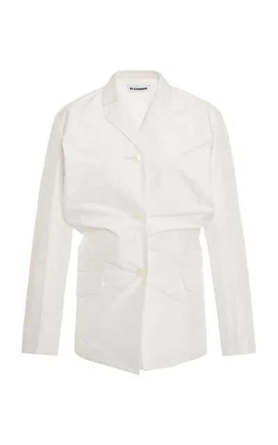 Jil Sander Fitted Blazer In White
