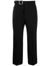Jil Sander Fitted Cropped Pant With Flared Hem Clothing