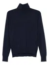 Jil Sander Fitted High-neck Cashmere Sweater In Black