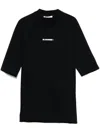 Jil Sander Fitted Mock Neck T-shirt