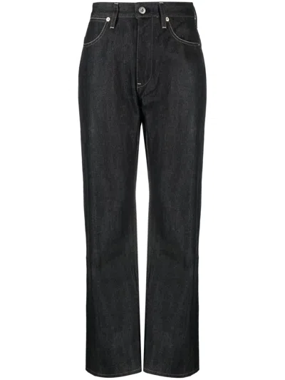 Jil Sander Woman Jeans Blue Size 25 Cotton In Black