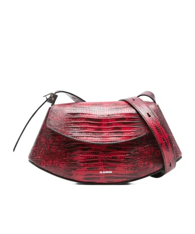 JIL SANDER FLAP CROSSBODY BAG