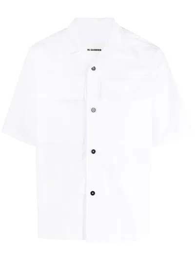 JIL SANDER FLAP-POCKET COTTON SHIRT