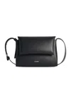 Jil Sander Small Leather Bag Adjustable Strap In Black